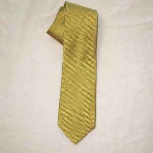 Brooks Brothers “346” tie gold 3-1/4”x58”